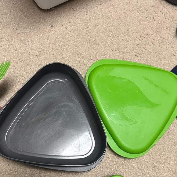 Green Camping Cook Set - Triangle Stackable Kit - Picture 3 of 8